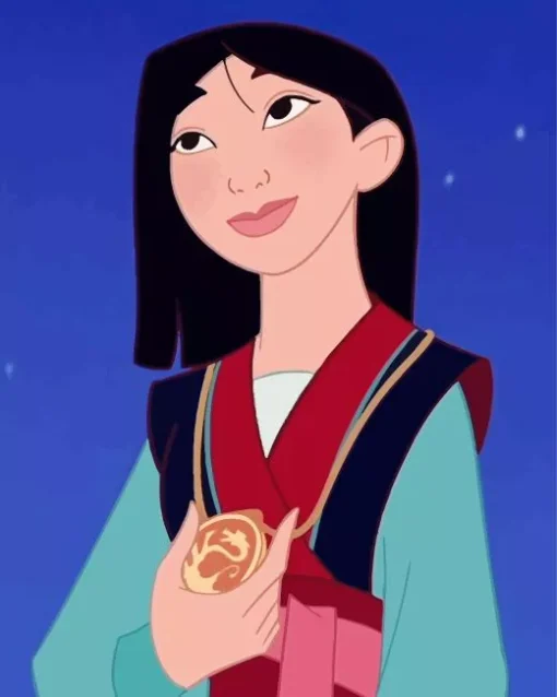 Mulan Character Diamond Painting