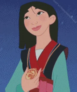 Mulan Character Diamond Painting