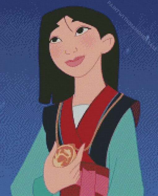 Mulan Character Diamond Painting