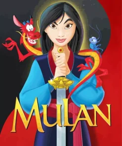 Mulan Movie Poster Diamond Painting