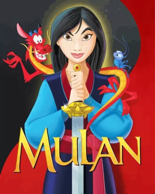 Mulan Movie Poster Diamond Painting