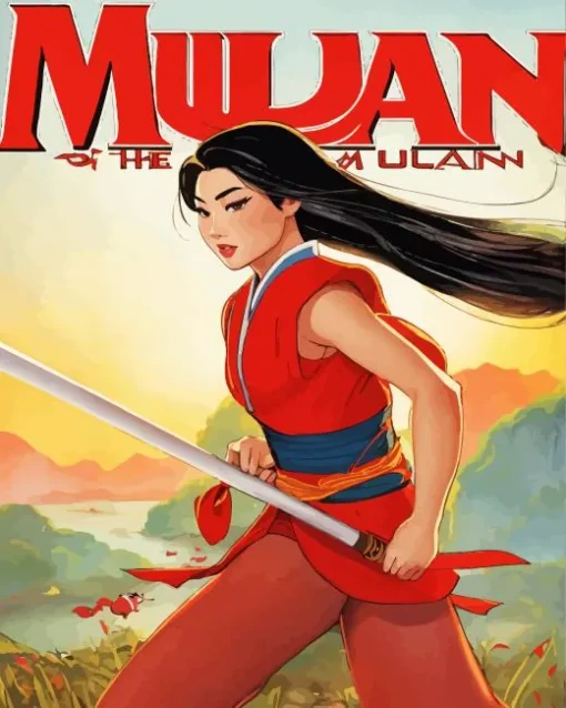 Mulan Poster Diamond Painting