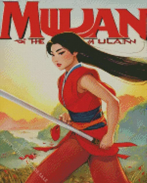 Mulan Poster Diamond Painting