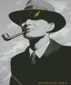 Oppenheimer Film Poster Diamond Painting