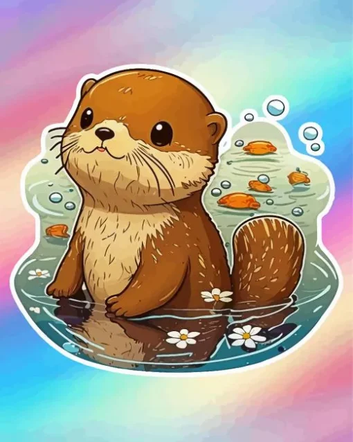 Otter Diamond Painting