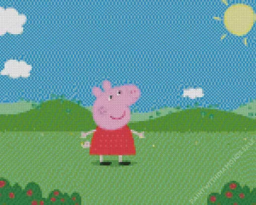 Peppa Pig Animation Diamond Painting