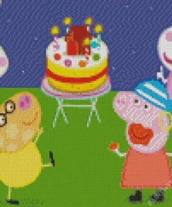 Peppa Pig Cartoon Diamond Painting