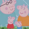 Peppa Pig Family Diamond Painting