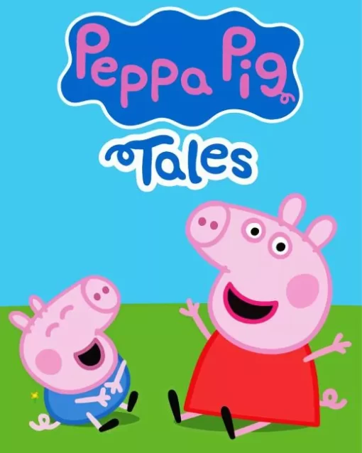 Peppa Pig Poster Diamond Painting