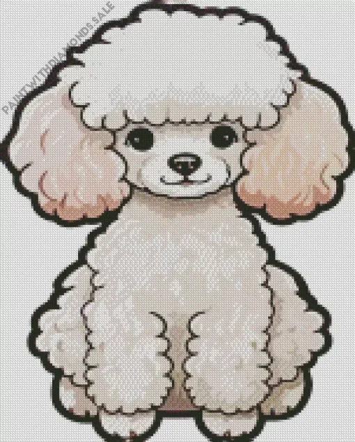 Poodle Art Diamond Painting