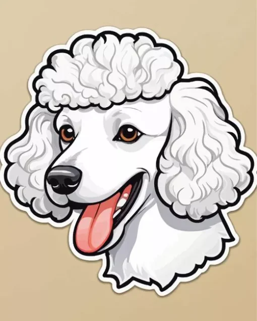 Poodle Dog Diamond Painting