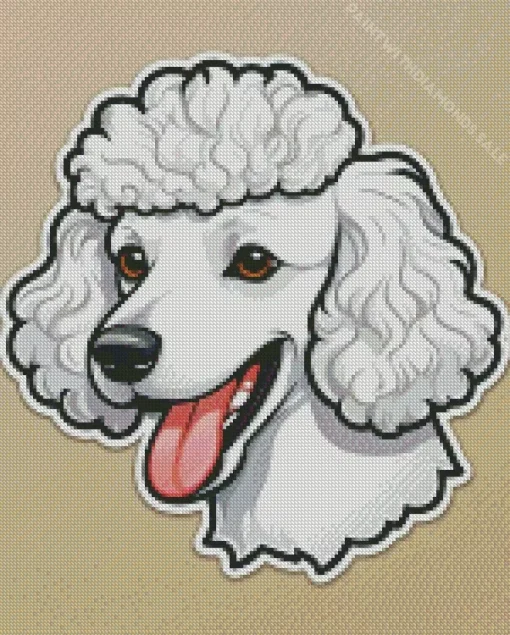 Poodle Dog Diamond Painting