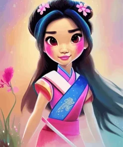 Princess Mulan Art Diamond Painting