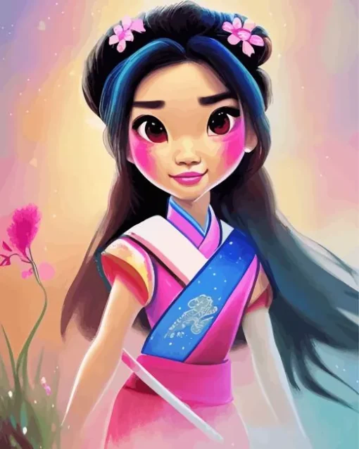 Princess Mulan Art Diamond Painting