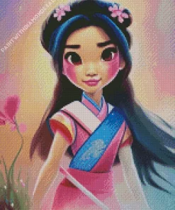 Princess Mulan Art Diamond Painting