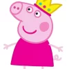 Princess Peppa Pig Wearing Crown Diamond Painting