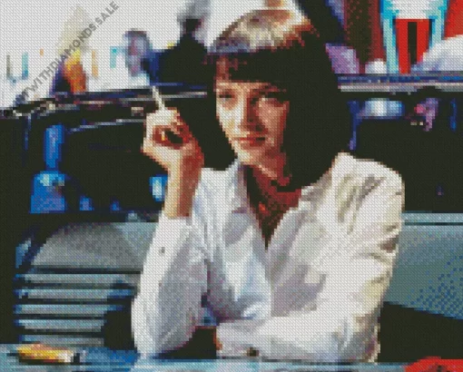 Pulp Fiction Uma Thurman Diamond Painting