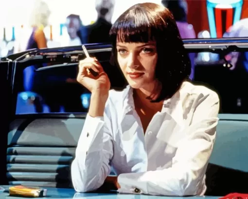 Pulp Fiction Uma Thurman Diamond Painting