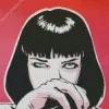 Pulp Fiction Uma Thurman Pop Art Diamond Painting