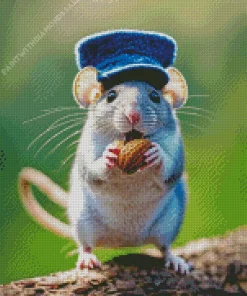 Rat Easting Nut Diamond Painting