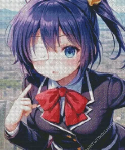 Rikka Takanashi Anime Girl Diamond Painting