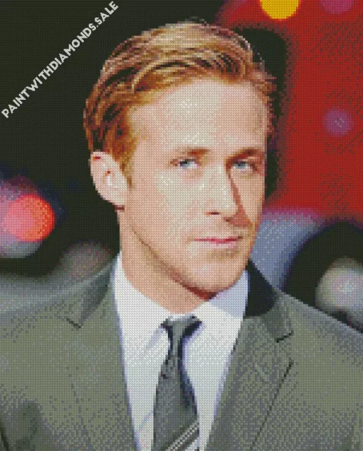 Ryan Gosling In Suit Diamond Painting