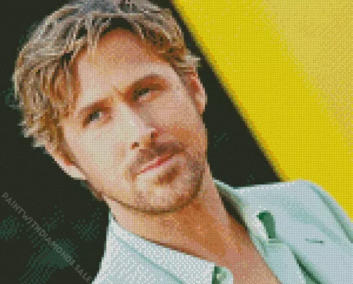 Ryan Gosling Smiling Diamond Painting