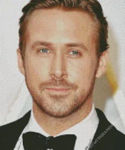 Ryan Gosling Wearing A Suit Diamond Painting