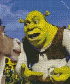 Shrek And Donkey Diamond Painting