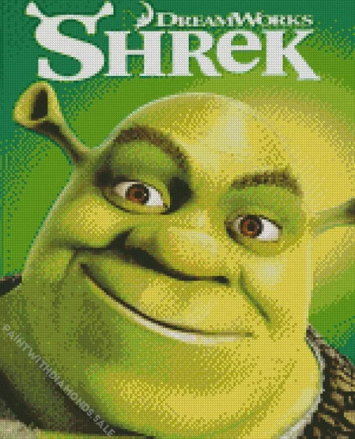 Shrek Character Poster Diamond Painting