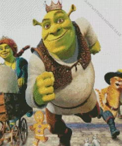 Shrek Characters Diamond Painting