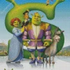 Shrek Characters Poster Diamond Painting