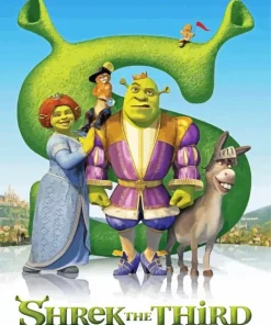 Shrek Characters Poster Diamond Painting