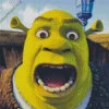 Shrek Screaming Diamond Painting