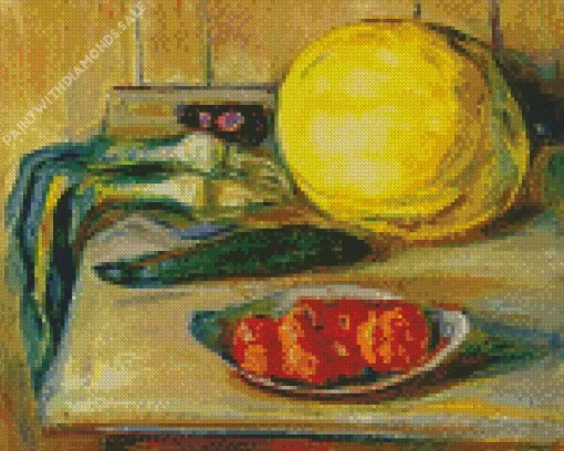 Still Life Pumpkin And Vegetables Diamond Painting