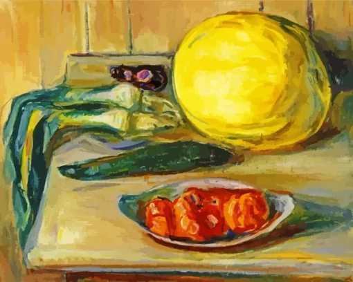 Still Life Pumpkin And Vegetables Diamond Painting