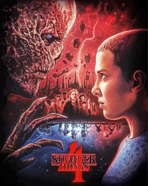 Stranger Things Poster Diamond Painting