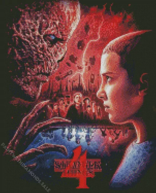 Stranger Things Poster Diamond Painting