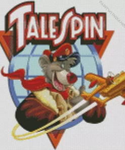 TaleSpin Logo Diamond Painting