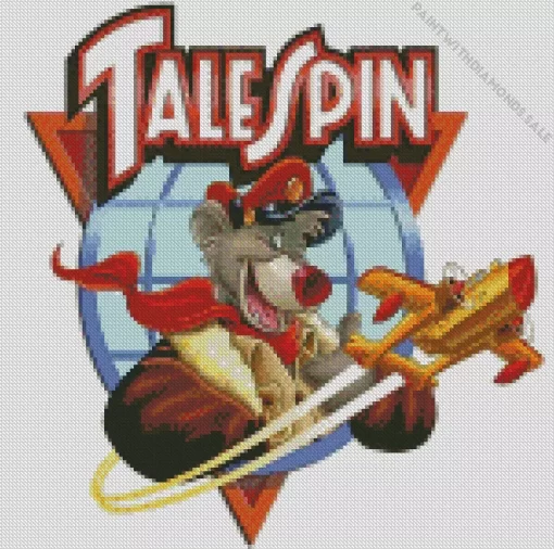 TaleSpin Logo Diamond Painting