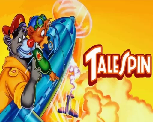 TaleSpin Cartoon Poster Diamond Painting