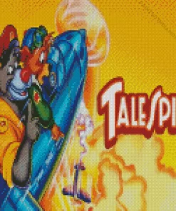 TaleSpin Cartoon Poster Diamond Painting