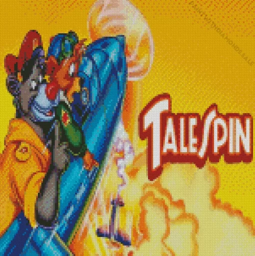 TaleSpin Cartoon Poster Diamond Painting