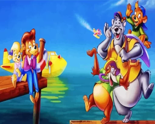 TaleSpin Characters Diamond Painting