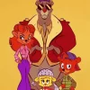 TaleSpin Characters Art Diamond Painting