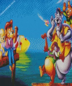 TaleSpin Characters Diamond Painting