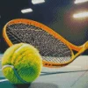 Tennis Ball And Racket Diamond Painting