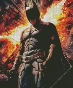 The Dark Knight Rises Film Poster Diamond Painting