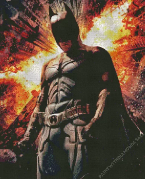 The Dark Knight Rises Film Poster Diamond Painting