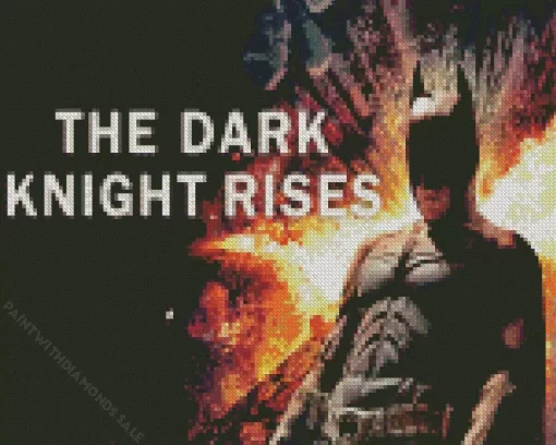 The Dark Knight Rises Poster Diamond Painting